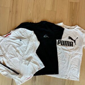 Puma/Spyder/Quicksilver Kids Shirt lot